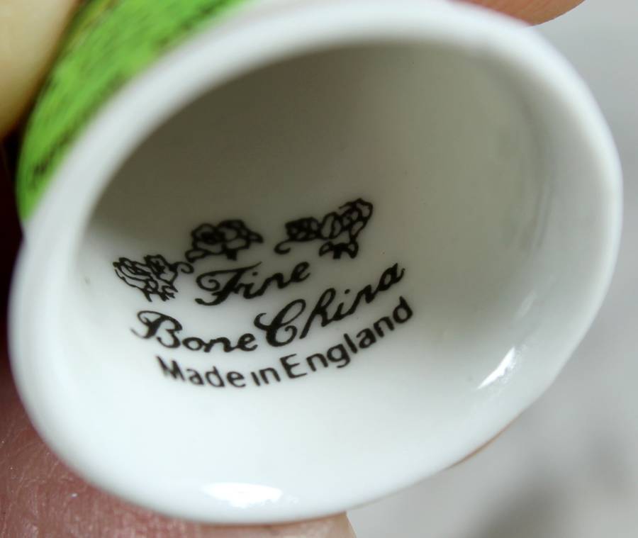 Bone China thimble - Chepstow castle