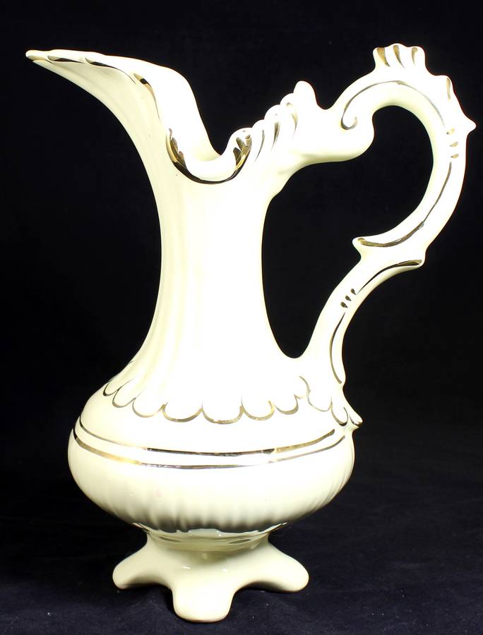 Creme & Gold Large Vase