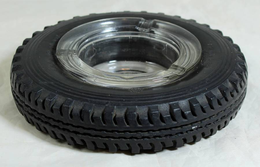Tyre (India) with ashtray