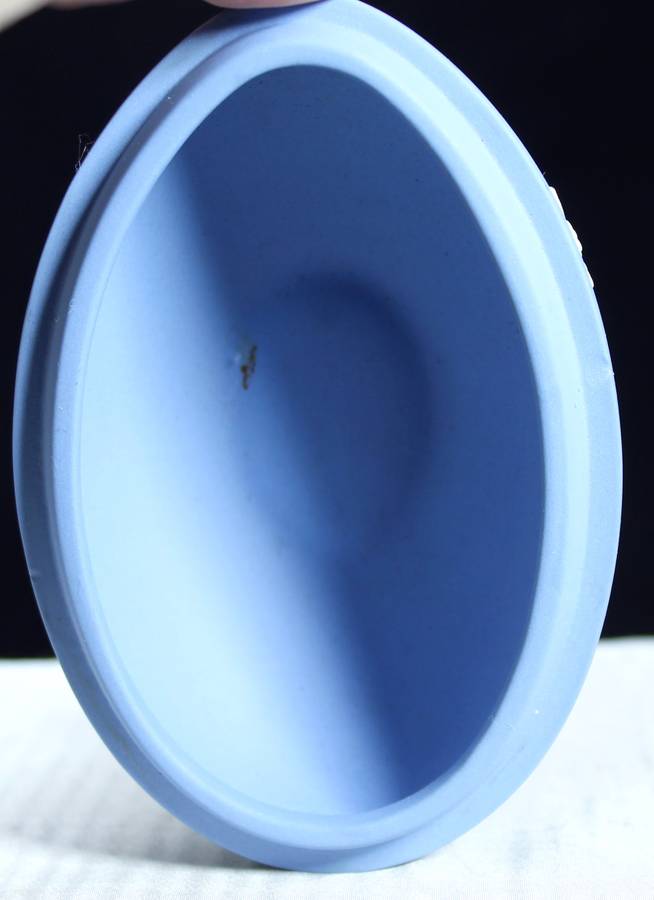 Wedgewood Egg Shape Container