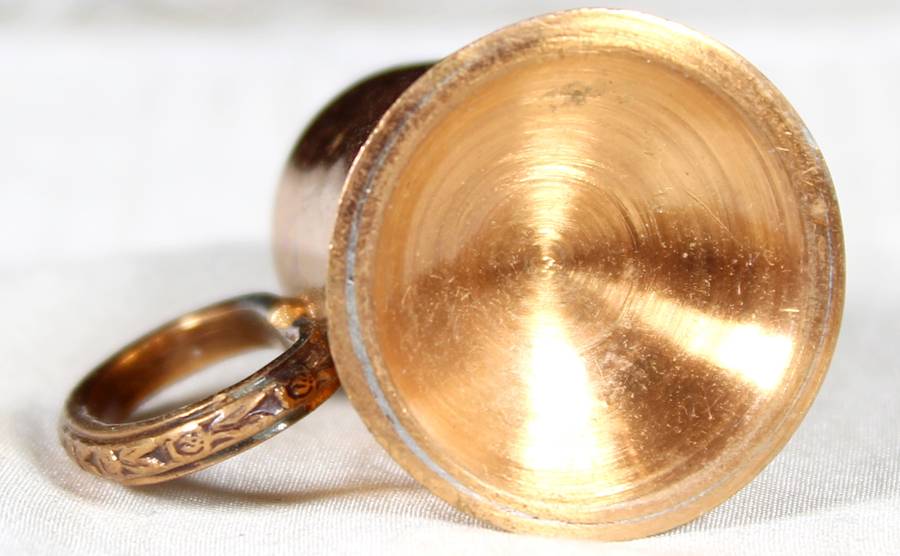 Miniature copper tankard