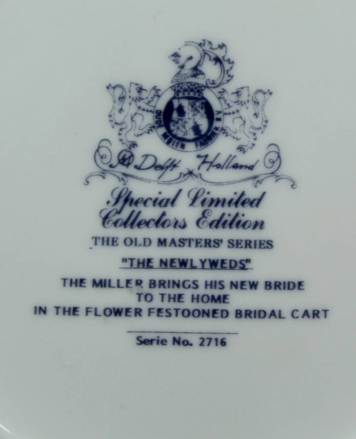 Delft - Special - Limited Edition - The Newlyweds