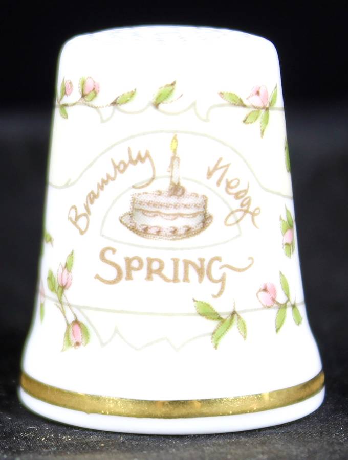 Porcelain Thimble - Royal Doulton - Spring