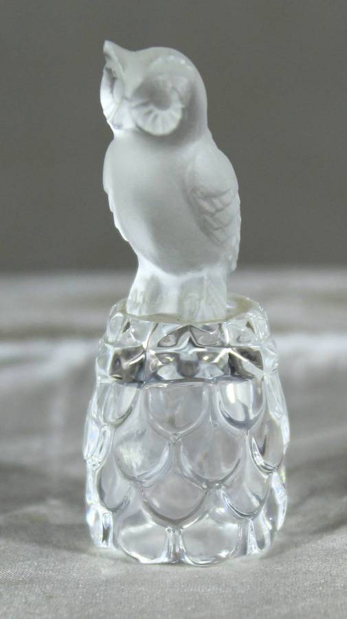 Swarovski Owl on a Thimble