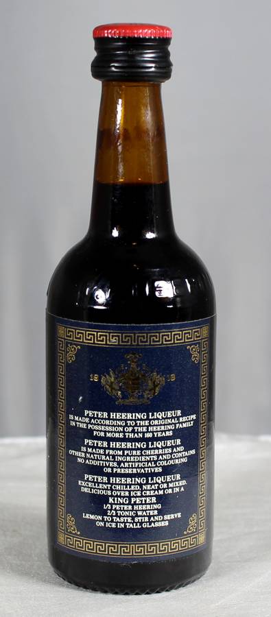 Mini liquor bottle - Peter Heering liqueur