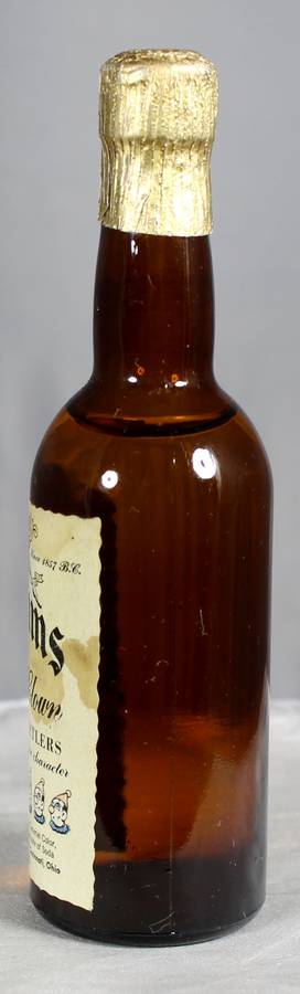 Mini liquor bottle - See-gams Seven 7 Clown