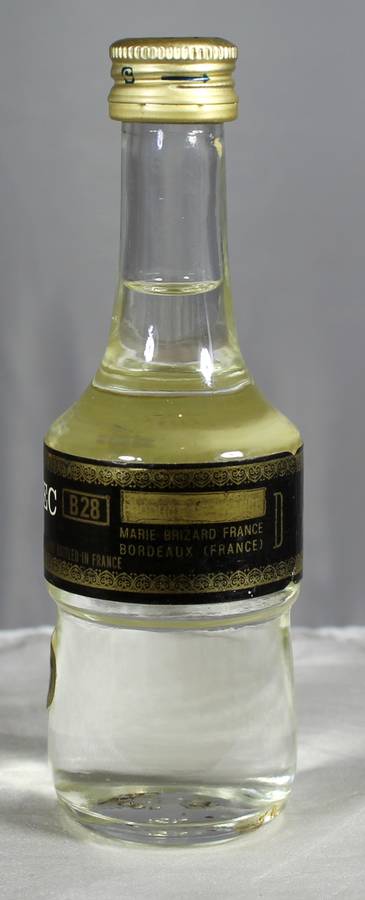 Mini liquor bottle - Marie Brizard - triple sec