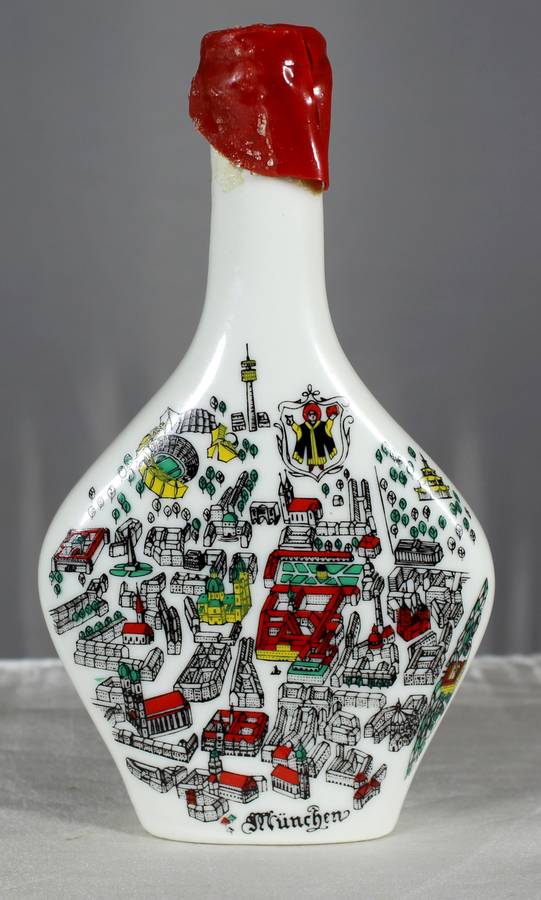 Mini liquor bottle - Munchen Escorial Grun