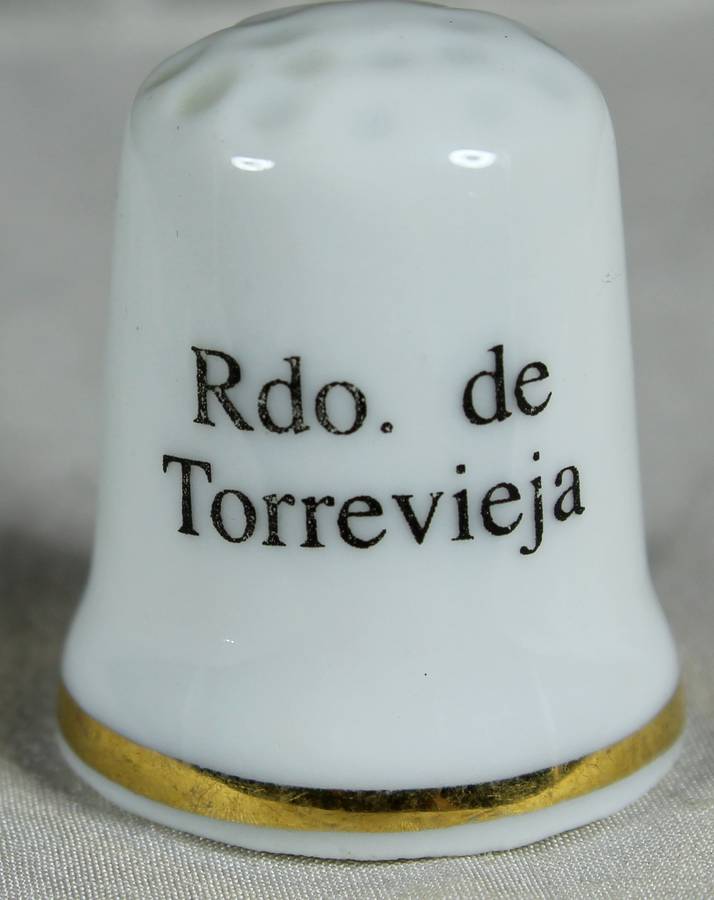 Bone China thimble - Rdo. de Torrevieja