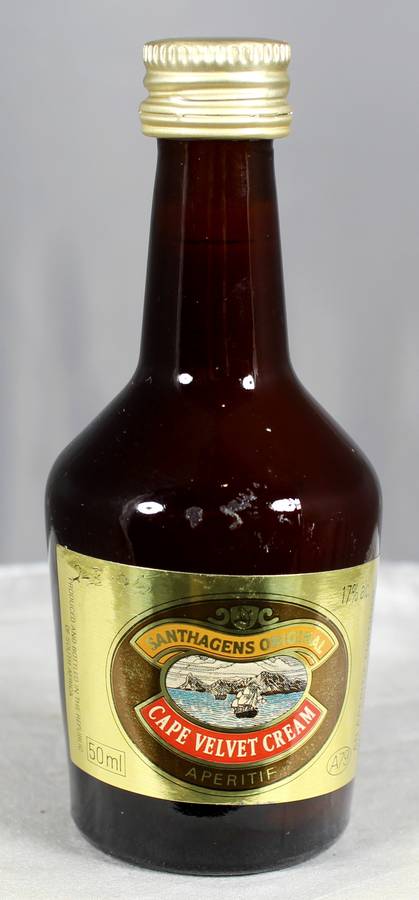 Mini liquor bottle - Cape Velvet cream