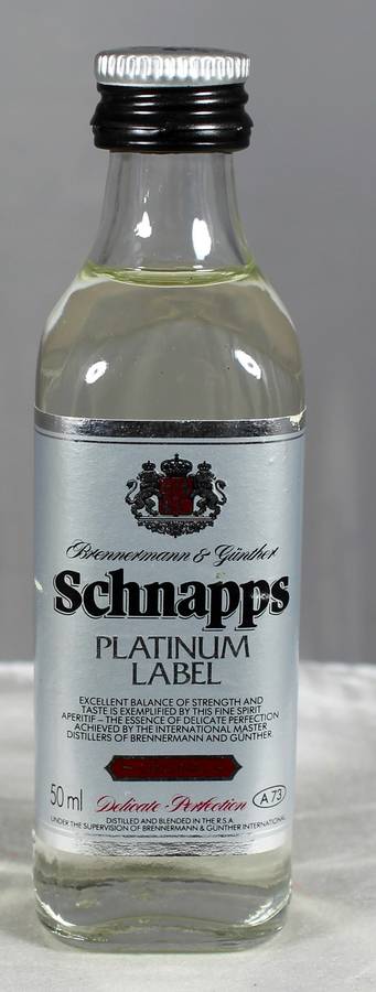 Mini liquor bottle - Brennermann - Schnapps