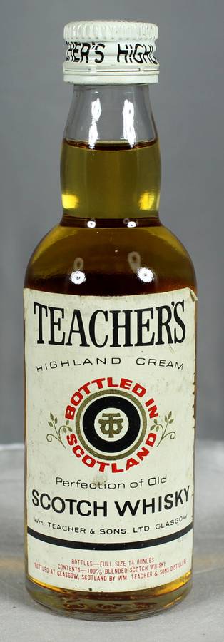 Mini Liquor Bottle - Teachers whisky