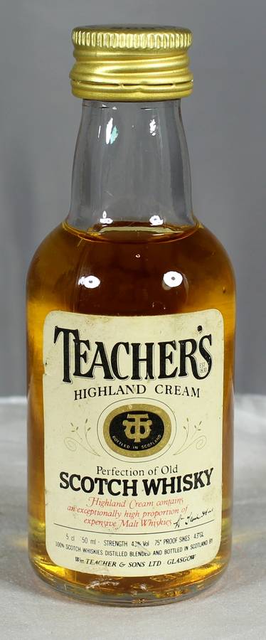 Mini Liquor Bottle - Teachers whisky