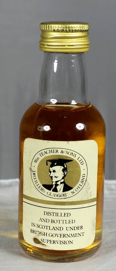 Mini Liquor Bottle - Teachers whisky