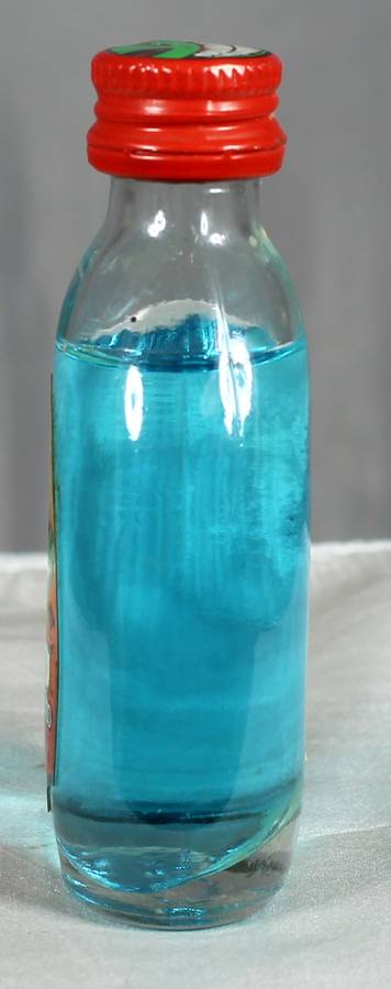Mini liquor bottle - Bug - Blue