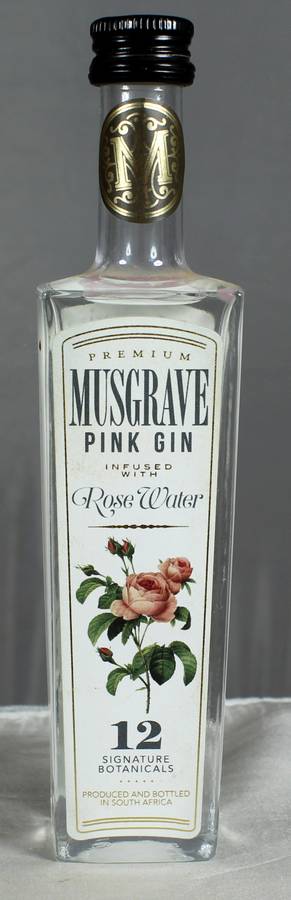 Mini liquor bottles - Mussgrave - Pink gin