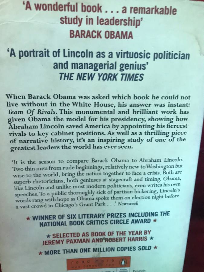 Team of Rivals: The Political Genius of Abraham Lincoln - Doris Kearns Goodwin