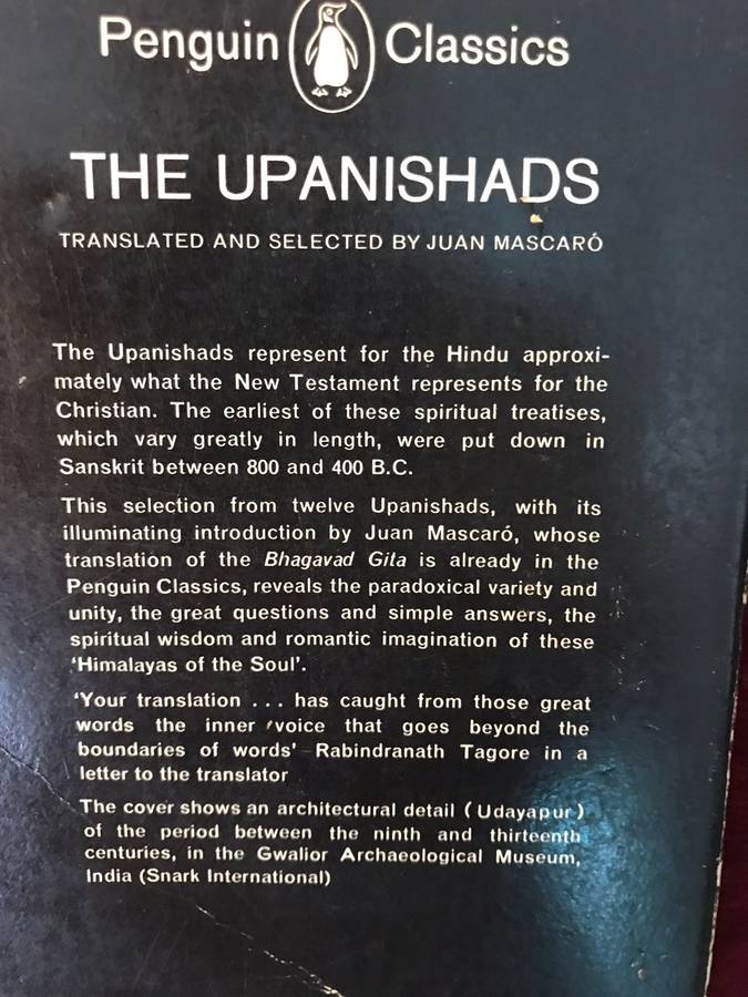 The Upanishads - Translated by Juan Mascaro