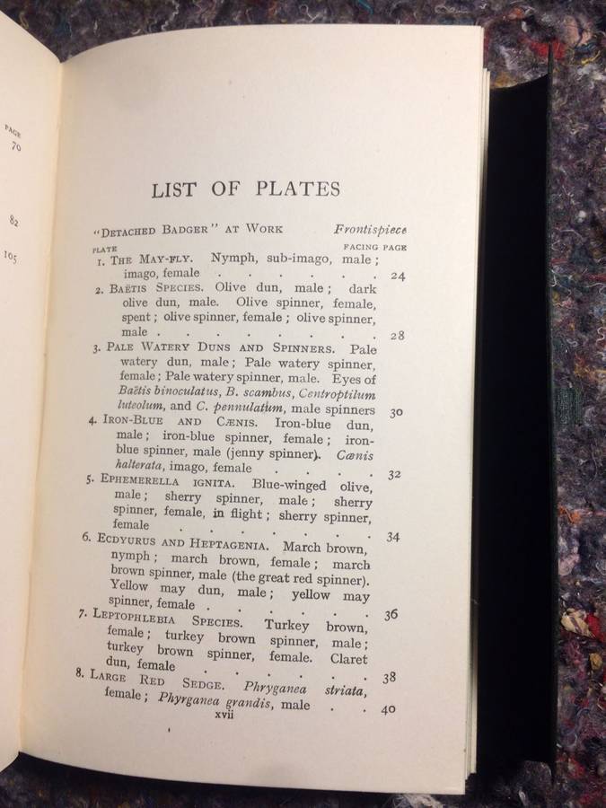 THE DRY-FLY FISHERMAN'S ENTOMOLOGY - Martin E. Mosely (1921 1st Edition Hardcover RARE)
