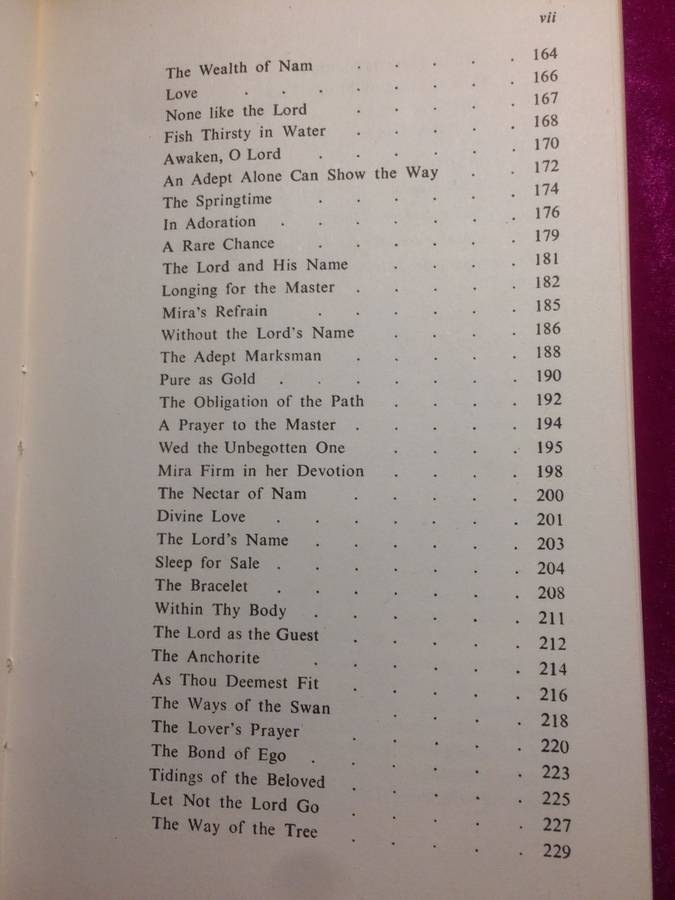Mira: The Divine Lover - VK Sethi / Radha Soami Satsang Beas (1979 1st Edition)