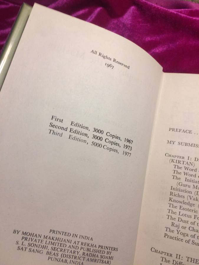 Philosophy of the Masters: Series V - Huzur Maharaj Sawan Singh Ji (1977 Hardcover)