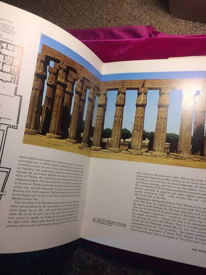 Monuments of Civilization: Egypt - Claudio Barocas (1973 1st Edition Large Format Hardcover)