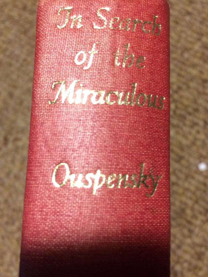 In Search of the Miraculous - PD Ouspensky (1965 Hardcover)