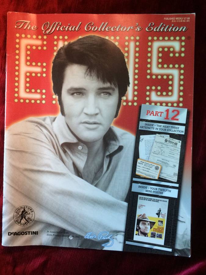 Elvis: The Official Collector's Edition - Part 12 INCL 3x Artifacts + Mini-Poster