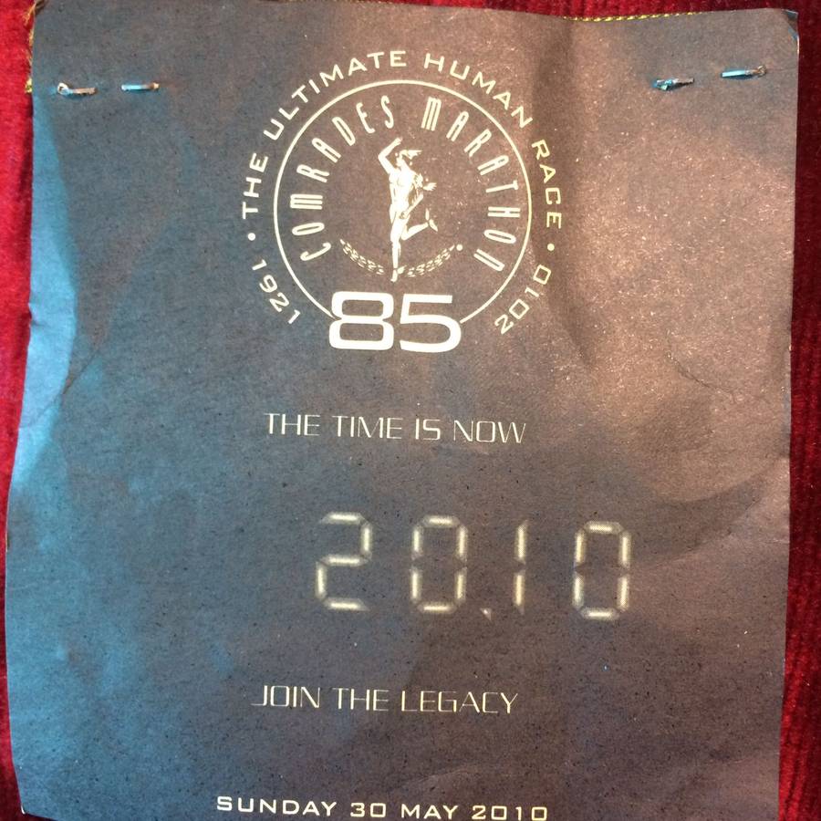 Embroidered Cloth Badge by Hollandia - 2010 Comrades Marathon