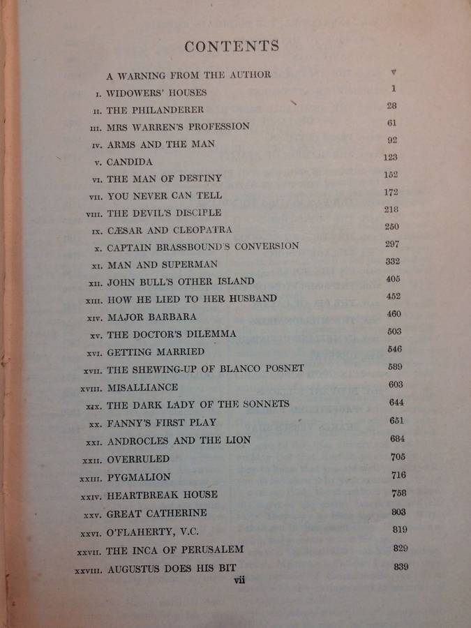 The Complete Plays of Bernard Shaw - Odhams Press - Antiquarian Collectible RARE
