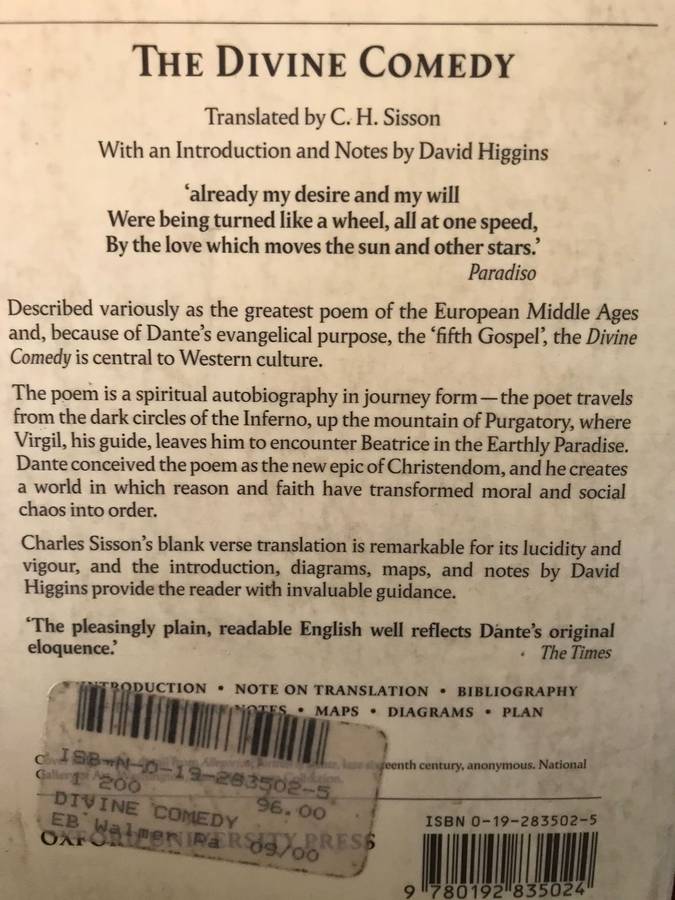 The Divine Comedy - Dante