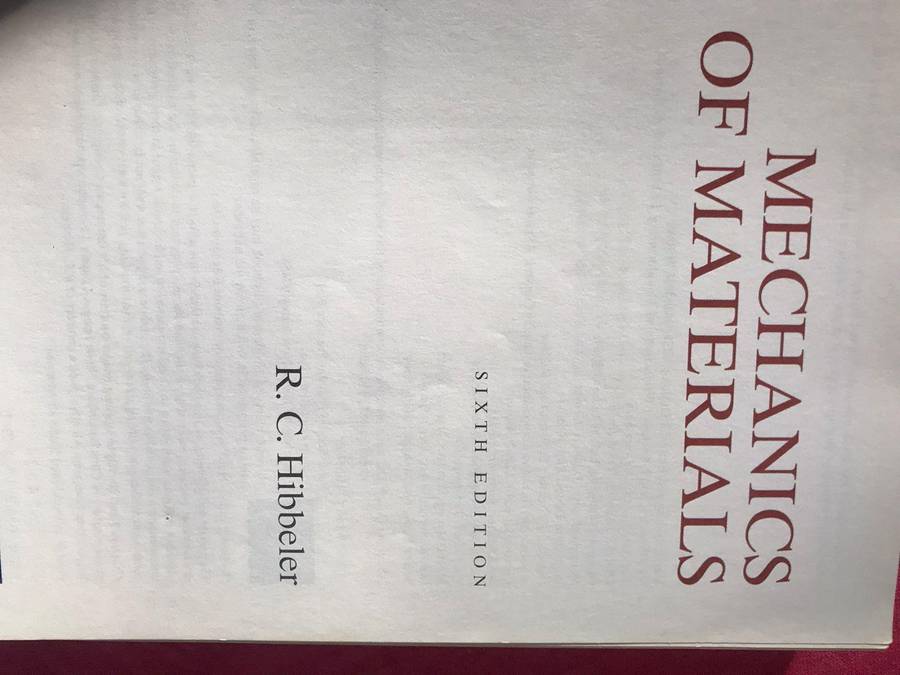 Mechanics of Materials (Sixth Edition) - R. C. Hibbeler