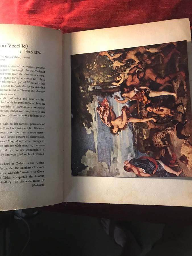 World Famous Paintings: One Hundred Reproductions in Colour - J Grieg Pirie (1939 Hardcover)