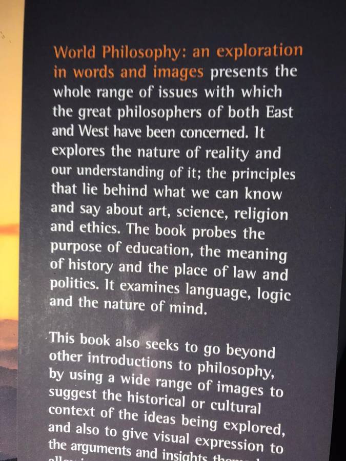 World Philosophy: An Exploration in Words and Images - Mel Thompson &David Applebaum (Editors)