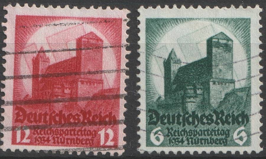 1934 Germany, Nürnberg Reichsparteitag, set used