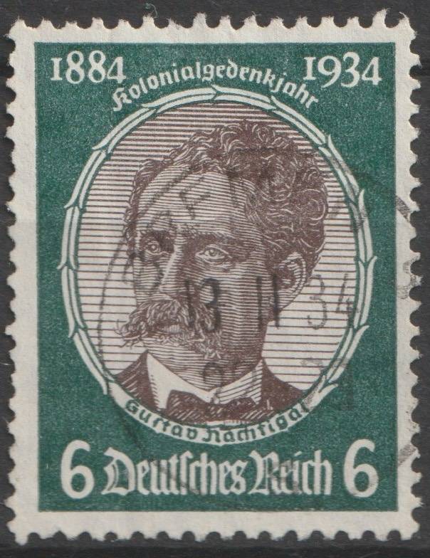 1934 Germany, Colonialist, 6Pf used BREMEN 13.11.1934