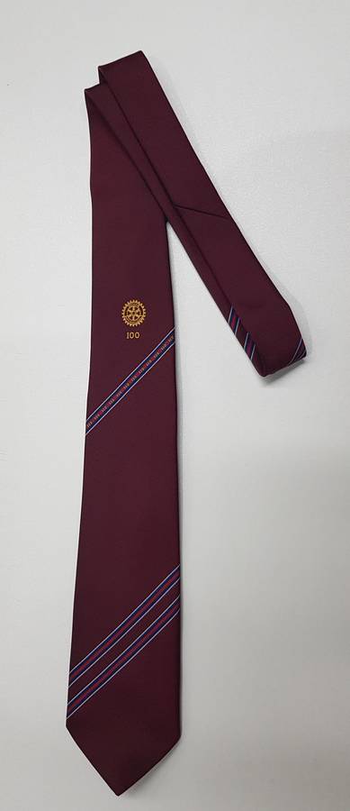 Necktie - Rotary International 100 Years - by Skipper Corporate.