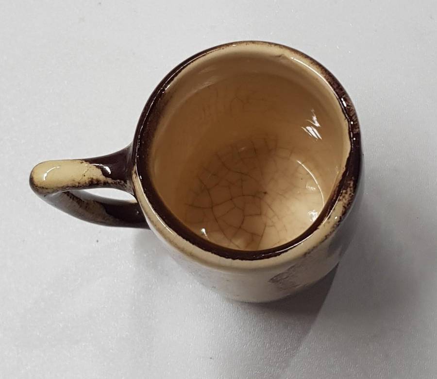 Vintage Kruger National Park souvenir toothpick holder/miniature beer mug.  Souvenir by Crescent War