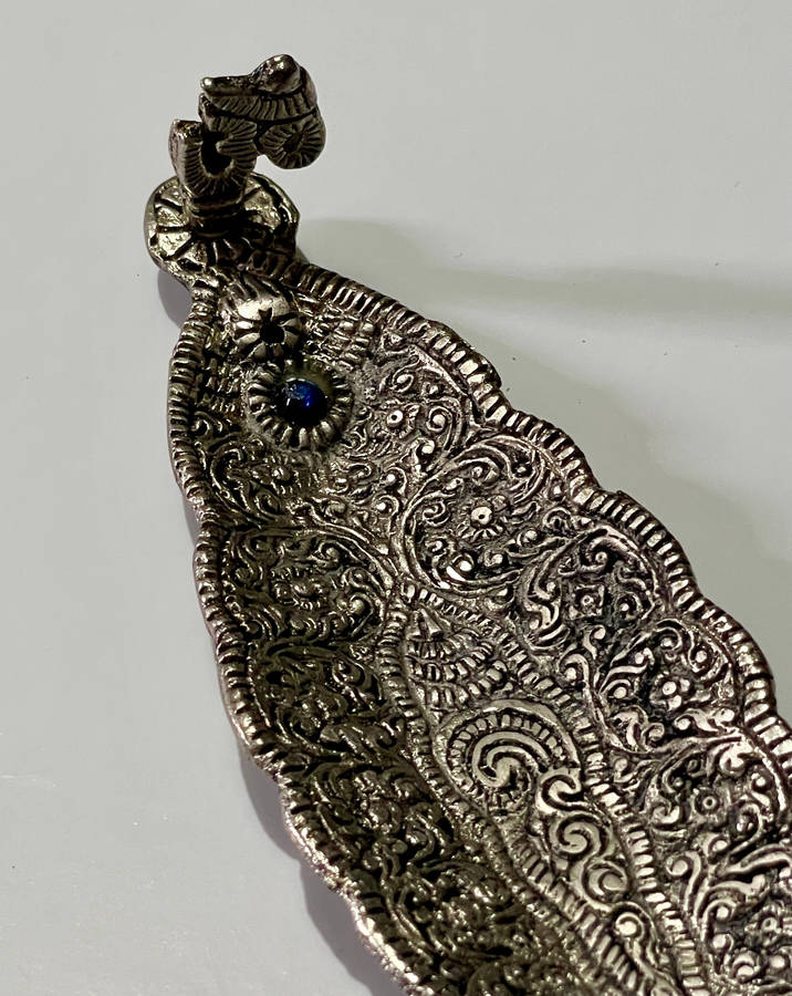 Metal Leaf incense burner