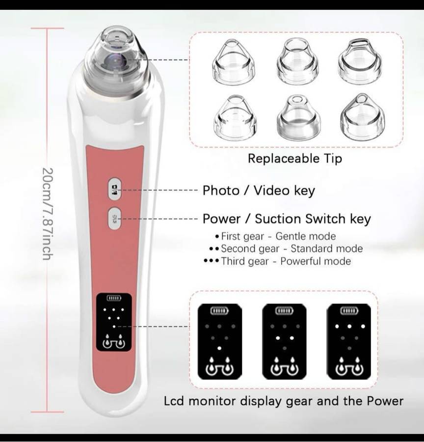 Electric blackhead remover