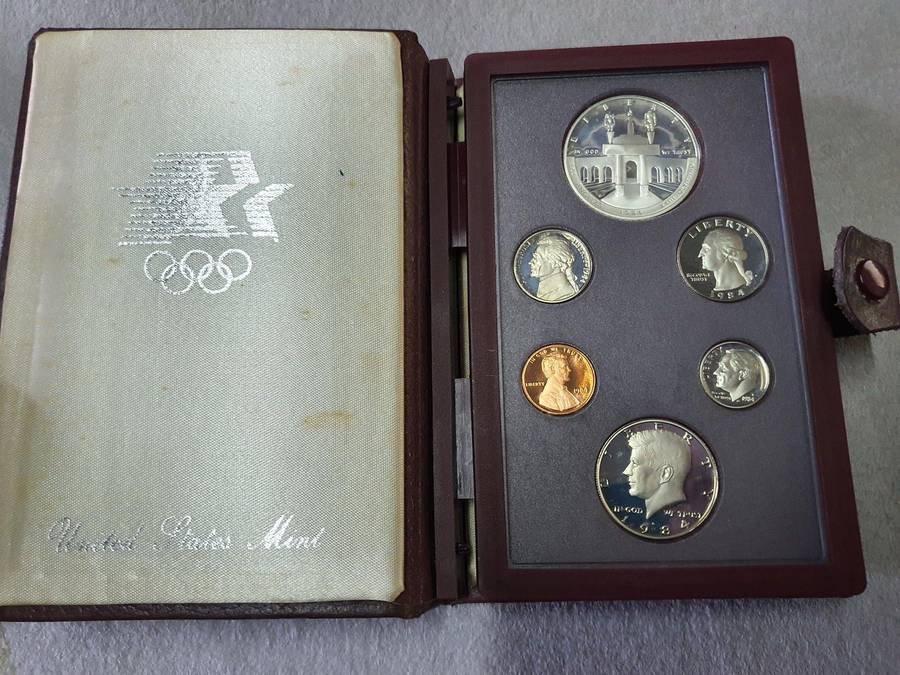 USA 1984 Olympic Prestige coin set