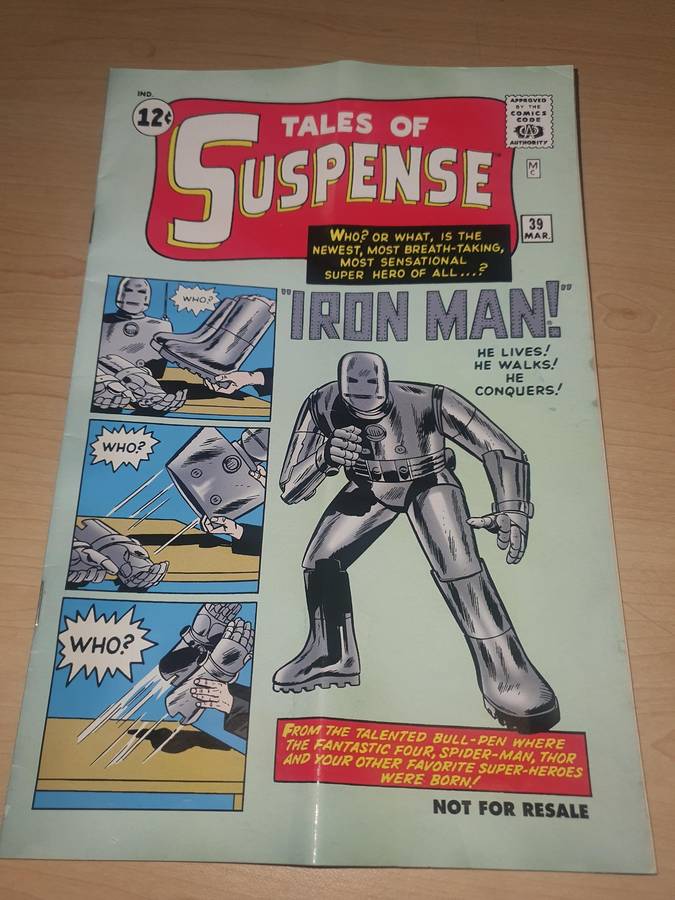 Tale of suspense Iron Man collectible comic book (2006 Reprint of the 1963 edition)