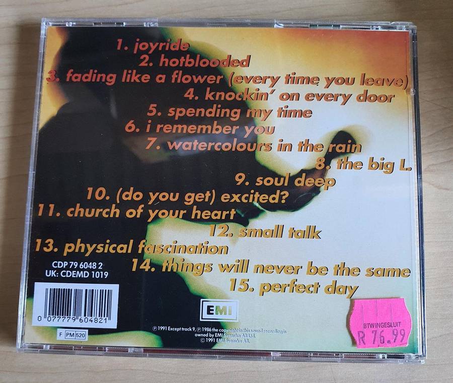 Roxette Joyride 1991