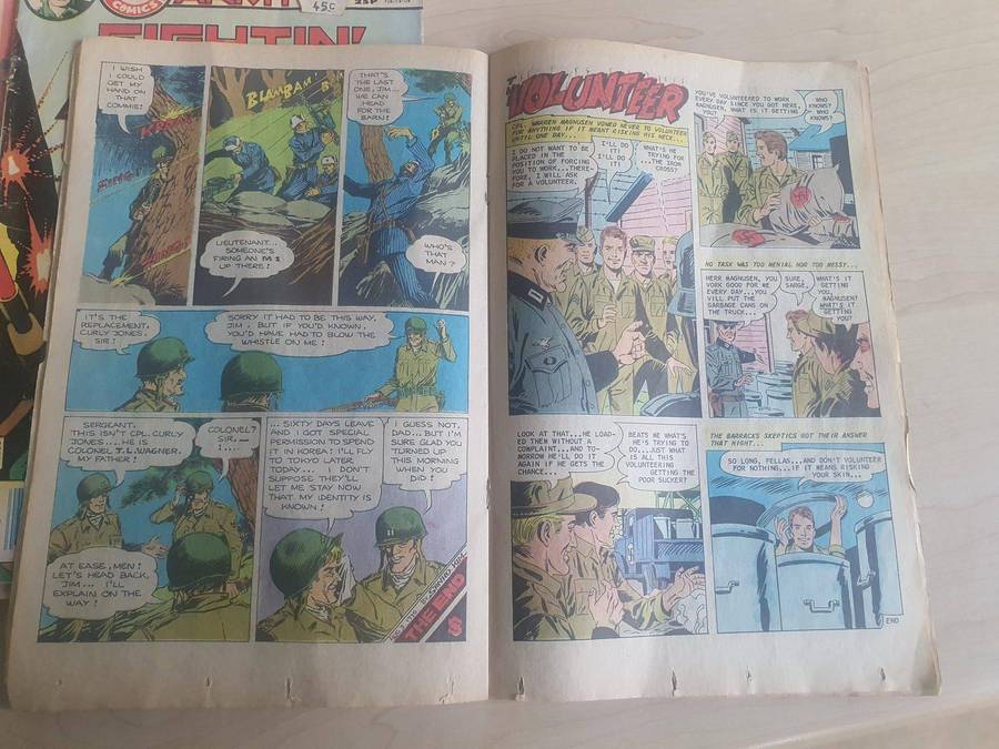 Antique Military Comic Books 3 Off