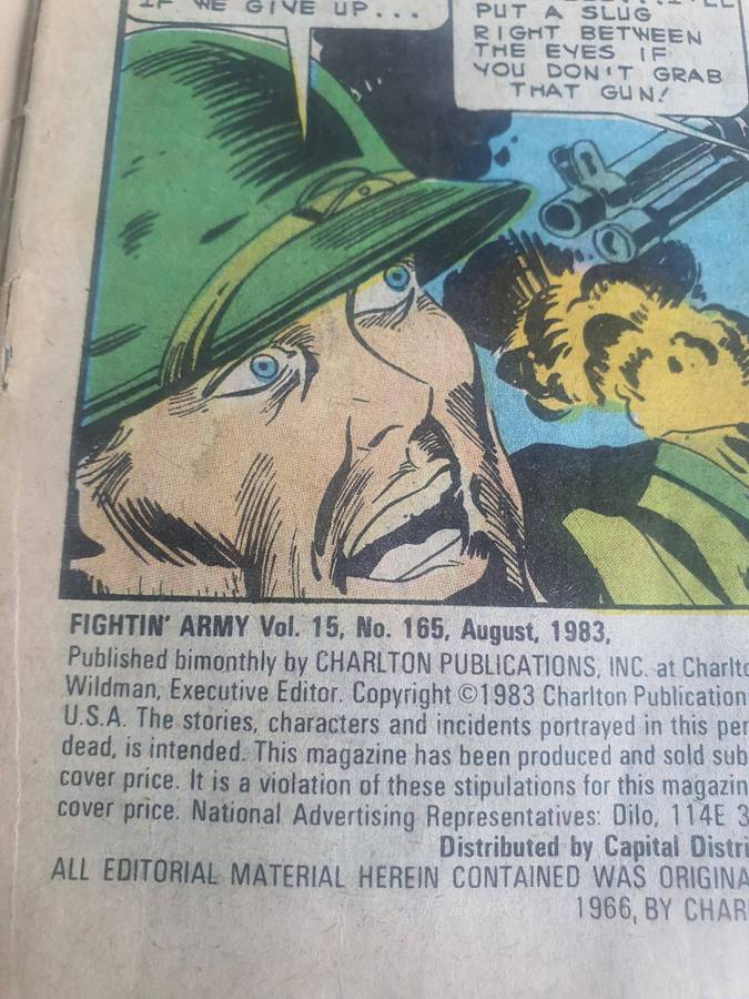 Antique Military Comic Books 3 Off