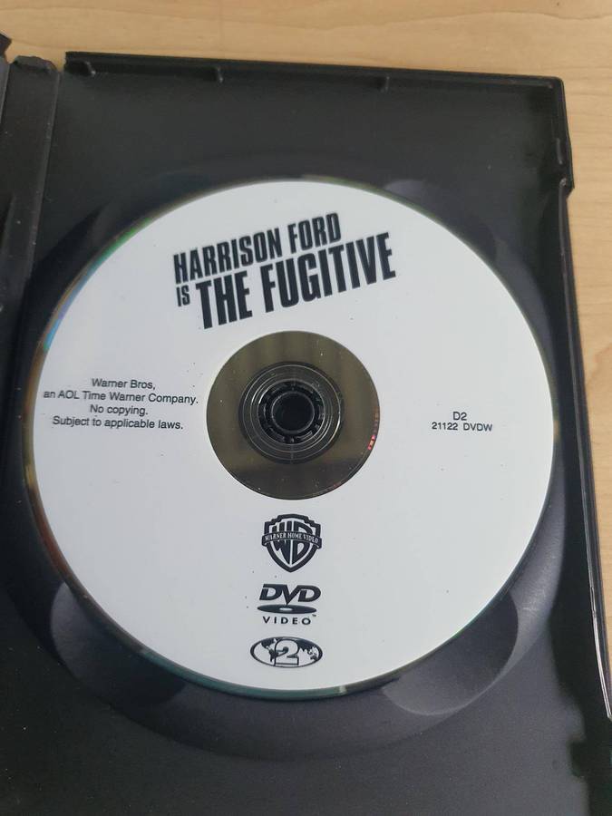 Harrison Ford is The Fugitive DVD