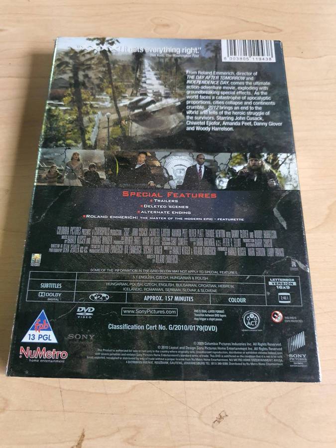 2012 DVD