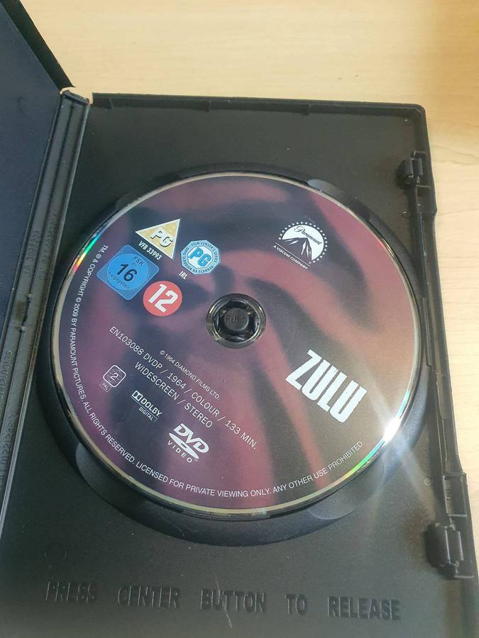 Michael Caine ZULU Dvd Collectors Edition