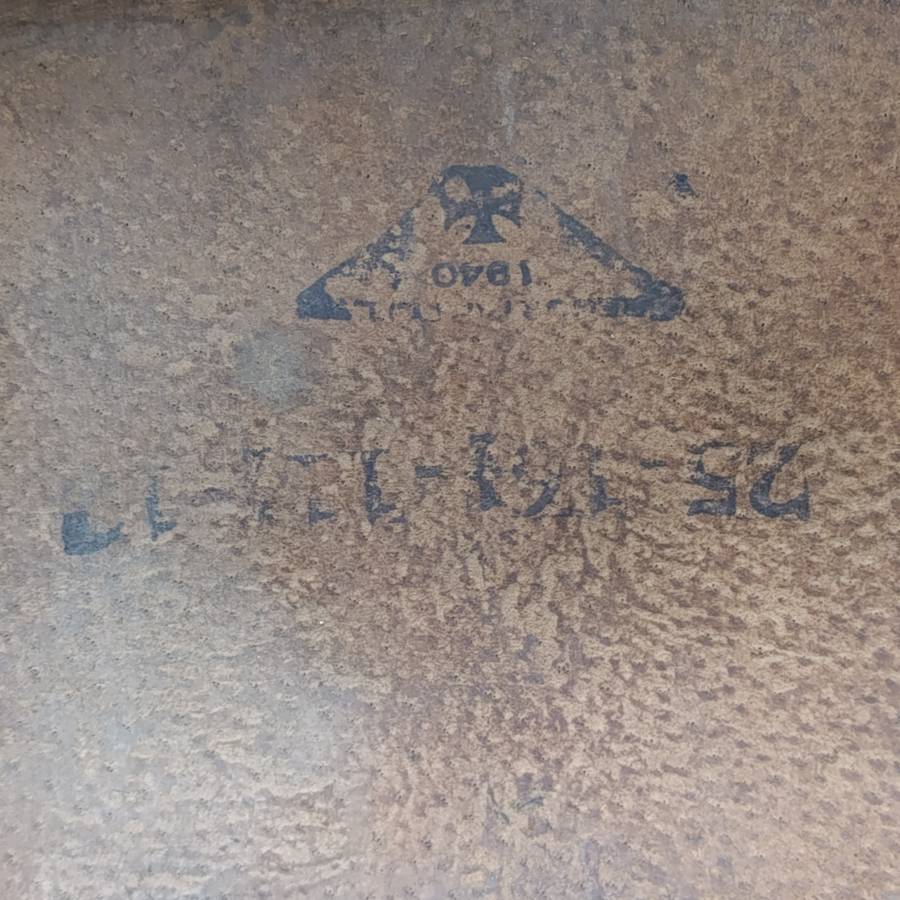 WW2 German brown Leather gaitors with 1940 German marking inside