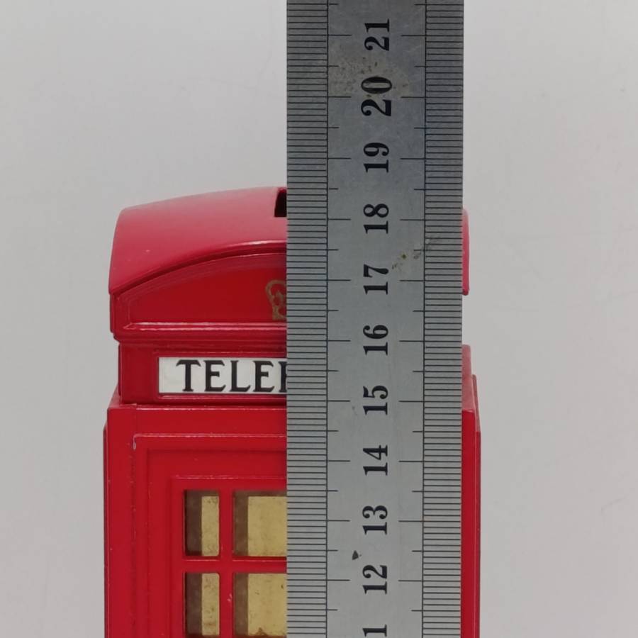 Vintage Royal Telephone booth money box